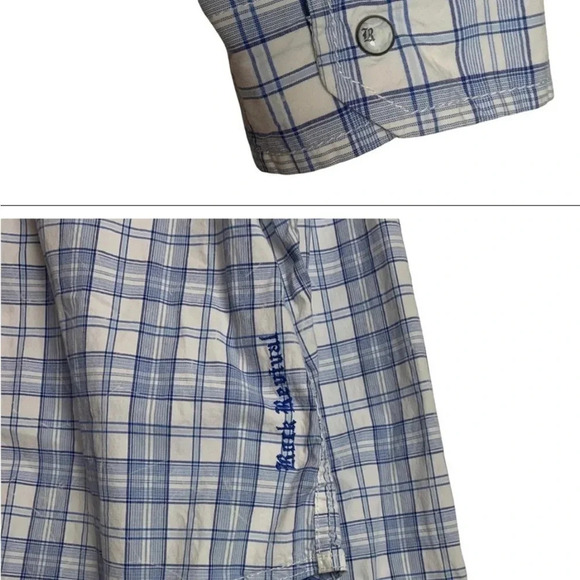 Rock Revival Men’s Plaid Western Pearl Snap Shirt Size XL - Picture 9 of 9